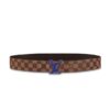 LOUIS VUITTON INITIALES 40MM REVERSIBLE DAMIER EBENE CANVAS BELT - LBE021