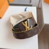 LOUIS VUITTON INITIALES 40MM REVERSIBLE MONOGRAM MACASSAR CANVAS - LBE062