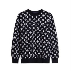 LOUIS VUITTON MONOGRAM BLACK & WHITE SWEATSHIRT - LVH007