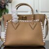 LOUIS VUITTON ON MY SIDE MM BROWN HIGH END LEATHERS - LW083