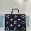 LOUIS VUITTON ONTHEGO MM BICOLOR MONOGRAM EMPREINTE - LW041