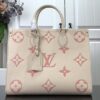 LOUIS VUITTON ONTHEGO MM BICOLOR MONOGRAM EMPREINTE LEATHER - LW121