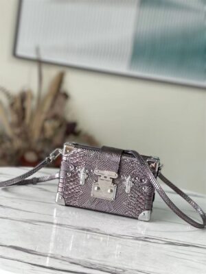 LOUIS VUITTON PETITE MALLE CROCODILIEN MAT - LW067