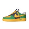 LOUIS VUITTON X NIKE AIR FORCE 1 LOW-TOP SNEAKERS IN YELLOW AND GREEN - LVS108