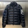 MONCLER BLACK DOWN SAULX PUFFER JACKET - MC025