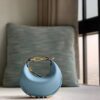 NANO FENDYGRAPHY BLUE LEATHER CHARM - F038