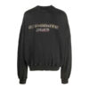 OFF-WHITE DIGIT BACCHUS COTTON SWEATSHIRT CHARCOAL GREY - OS018