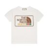 THE NORTH FACE X GUCCI OVERSIZE T-SHIRT IN WHITE - GGS001