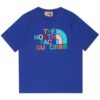 THE NORTH FACE X GUCCI T-SHIRT IN BLUE - GGS025