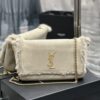 YSL KATE MEDIUM SUPPLE/REVERSIBLE CHAIN BAG IN SUEDE AND SHEARLING - YB046
