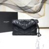 YSL LOULOU PUFFER SHOULDER BLACK BAG - YB010