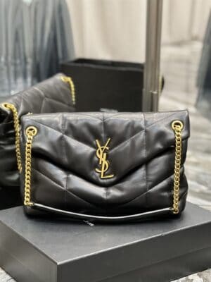 YSL MEDIUM PUFFER IN QUILTED NAPPA LEATHER - YB066