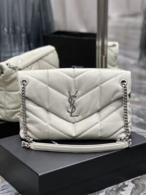 YSL PUFFER TOY WHITE BAG - YB017