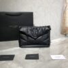 YSL SMALL PUFFER IN QUILTED NAPPA BLACK LEATHER - YB060