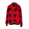 Louis Vuitton Damier Fleece Red Plaid Coat