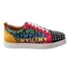 Christian Louboutin Louis Junior Spikes Multicolor Sneaker