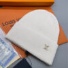 Louis Vuitton Ahead Cream Beanie Hats