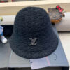 Louis Vuitton Bucket Logo LV Black Hats