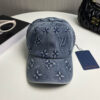 Louis Vuitton Baseball Blue Logo LV Hats