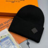 Louis Vuitton Wool Black Logo LV Hats