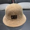 Louis Vuitton Bucket Corduroy Dome Light Brown Hats