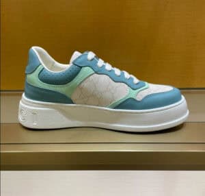 Gucci Supreme Blue White Sneakers
