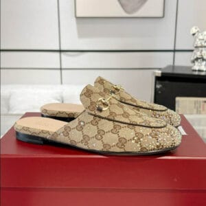 Gucci Princetown Slipper Beige Loafer