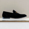 Gucci Horsebit Black Suede Loafer