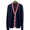 Gucci Open Knit Cotton Blue Knitwear