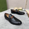 Gucci Men Horsebit Black Loafer