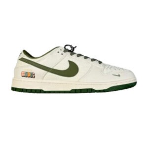 Gucci Nike Dunk Low Green White Sneakers