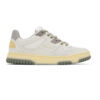 Gucci White Grey Yellow Distressed Effect Sneakers