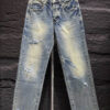 Amiri Rip Blue Jeans