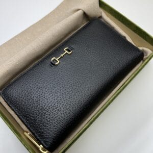 GUCCI LONG WALLET HORSEBIT LEATHER - WLG044