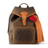 Montsouris Backpack Brown Monogram Dust Canvas