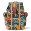 Christopher MM Navy Blue Monogram Surfin’ Canvas - LW163