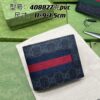 GUCCI BIFOLD GG SUPREME WEB BLACK WALLET - WLG052