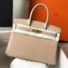 Hermes Birkin 30cm Bag In Trench Clemence Leather GHW - HW024