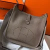 Hermes Evelyne III 29 PM Bag In Tourterelle Clemence Leather - HW065