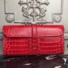 Hermes Jige Elan 29 Clutch In Red Crocodile Leather - HW110