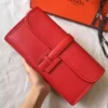 Hermes Jige Elan 29 Clutch In Red Epsom Leather - HW104
