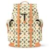 LV Christopher MM Backpack in Vanilla Monogram Craggy Coated Canvas - LW186