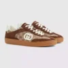 MEN'S G75 SNEAKER IN DARK BROWN SUEDE - GCC258