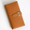 Hermes Bearn Long Handmade Wallet in Gold Epsom Calfskin - HW145
