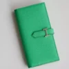 Hermes Bearn Verso Long Wallet in Vert Comics Epsom Calfskin - HW146