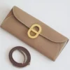 Hermes Maillon To Go Wallet in Taupe Epsom Calfskin - HW176