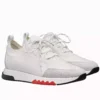 Hermes Men's Addict Sneakers In White Knit - HM037