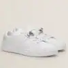 Hermes Men's Day Sneakers in White Leather - HM024