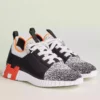 Hermes Men's Depart Sneakers in Black Gradient Knit - HM030