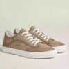 Hermes Men's Get Sneakers in Beige Suede Leather - HM022